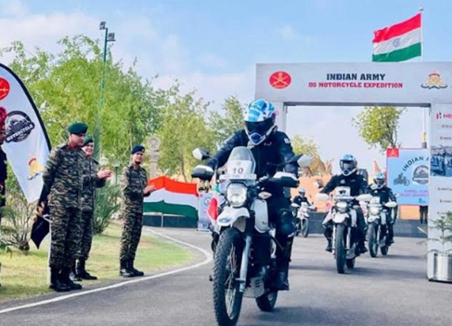 भारतीय सेना के जाबाजों की बाइक रैली आज पहुंचेगी ग्वालियर